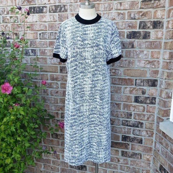 Billy Reid Dresses & Skirts - BILLY REID Tweed Short Sleeves Mini Dress Size M